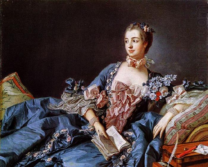 Portrat der Madame de Pompadour, Francois Boucher